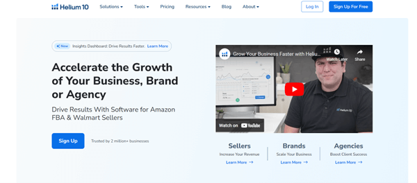 Helium10 SEO Tool
