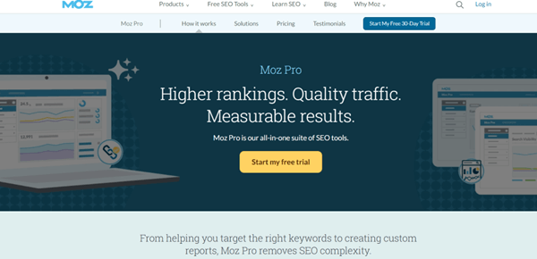 SEO Tool Moz Pro