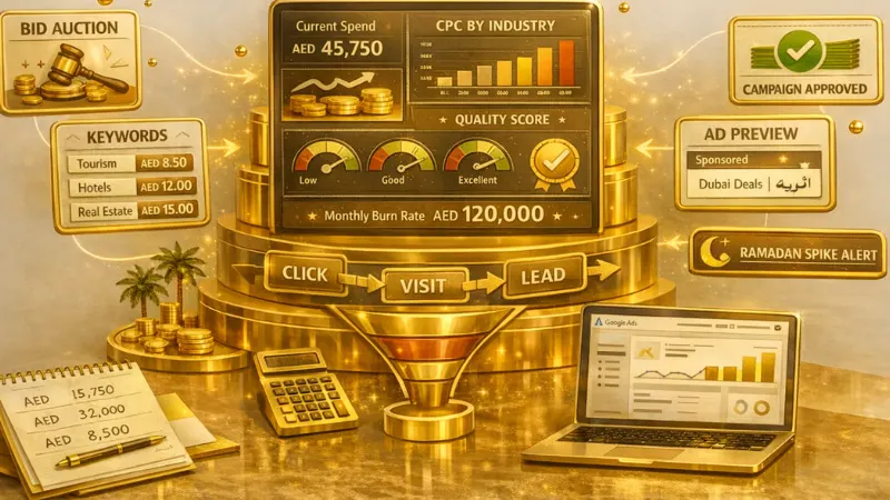 Google Ads Cost Dubai: PPC Pricing, CPC Benchmarks & Budget Guide (2026)