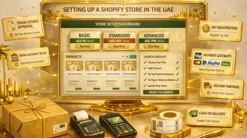 How to Set Up a Shopify Store in UAE: The Complete Guide